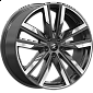 ����������� ���� ����� K&K KP014 8x20 5x108 ET46 DIA63.35 diamond black gris Geely Cooiray